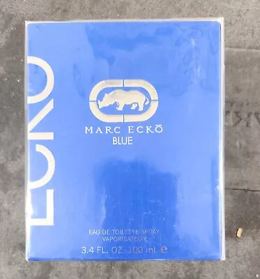 Marc Ecko Blue 3.4 Oz EDT Cologne For Men New In Box NIB SEALED • $24.49