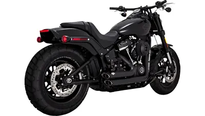 Vance & Hines 47333 Shortshots Staggered Exhaust Matte Black Harley M8 Softail • $899.99