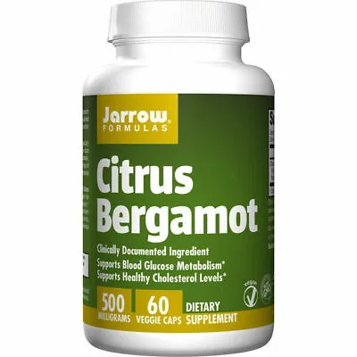 £23.90 • Buy Jarrow Formulas Citrus Bergamot 500mg - 60 Veggie Caps