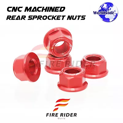 Red Rear Sprocket Nuts M12 For Honda CB650F 18 19 20 • $30.67