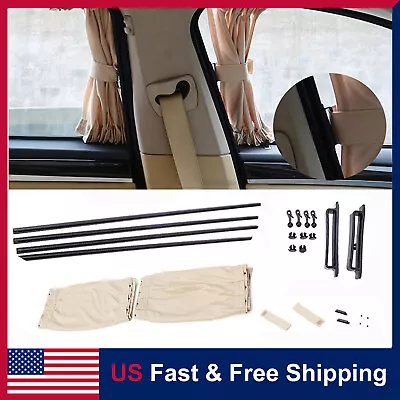 2Pcs Car Curtains Sun Shade Side Window Covers Privacy Travel Nap Luxury VIP Van • $19.99