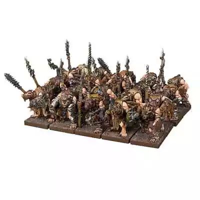 Mantic Kings Of War Ratkin Warriors Regiment • $28.56