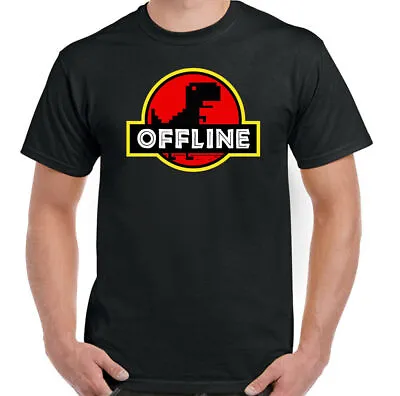 Gaming T-Shirt Offline Mens Retro Funny Video Game ZX Spectrum Atari PC Console • £11.94