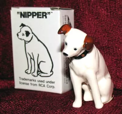 1980’s RCA NIPPER DOG FIGURINE #743 BY SARSAPARILLA DECO DESIGNS - MINT IN BOX • $35