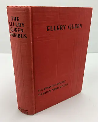THE ELLERY QUEEN OMNIBUS Hardcover 1930 Roman Hat Mystery French Powder • $22.88