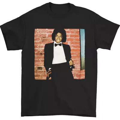 Michael Jackson MJ Off The Wall Closeup T-shirt Black • $5