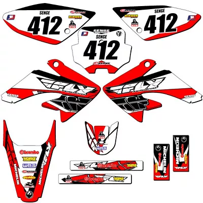 2004-2010 CRF 100 13 FLY Red Senge Graphics Kit Compatible With Honda • $99.99