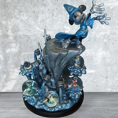 Disney Fantasia Mickey Mouse The Sorcerer 5 Water Globe FLAWED READ 2000 • $39.20