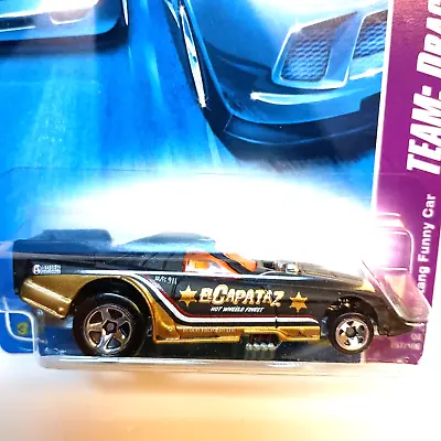 Hot Wheels 2008 Team Drag Racing Ford Mustang Funny Car Black • $4.50