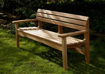 Rhapsody Bench Oak Garden Furniture Outdoor Wood Furniture Wooden Bench Garden • £1674.20