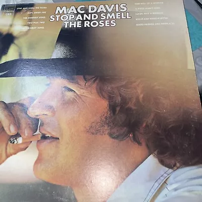 Mac Davis   Stop And Smell The Roses   1974  Lp   • $3