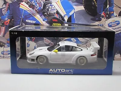 AUTOart / BIANTE / MINICHAMPS - PORSCHE 911 GT3R  WHITE - 1/18 SCALE MODEL CAR • $28.62