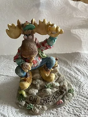 Enesco Moose Creek Crossing Figurine On The Rocks • $7.99