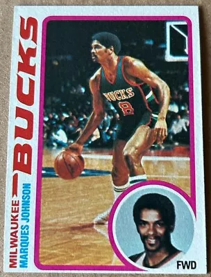 MARQUES JOHNSON  1978-79 TOPPS Card #126  NM-MT Condition • $3.99