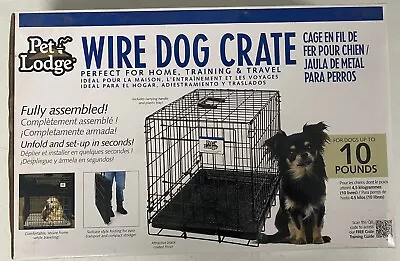 Pet Lodge Extra Small Wire Single Door Dog Crate WCXSM • $39.99