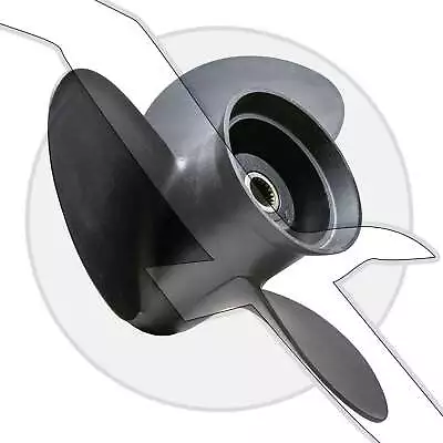 OMC Cobra SX Volvo Penta 15 X 15 Pitch LH Stainless Steel Propeller 3850315 • $374.99