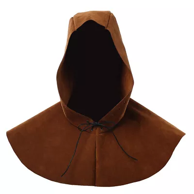 Medieval Cowl Hat Hooded Mantle Wicca Pagan Cosplay Hat Unisex Halloween Hat • $22.99