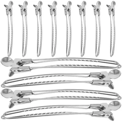  12 Pcs Hair Clips For Styling Sectioning Metal Alligator Curls • £12.95