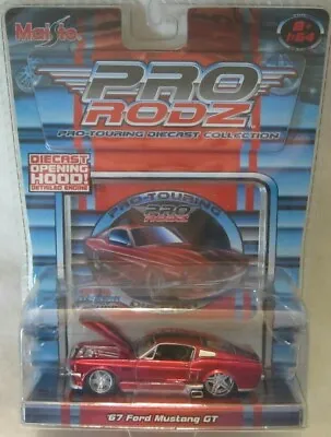 Maisto Pro Rodz - '67 Ford Mustang GT - Red - Pro-Touring Collection! • $16.99