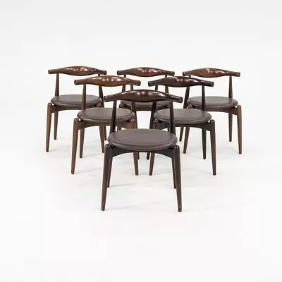 2007 Set Of Six Hans Wegner For Carl Hansen Stacking CH20 Elbow Dining Chairs • $5500
