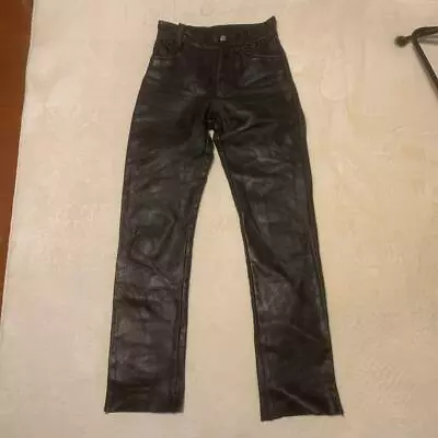 VANSON Genuine Leather Pants Men Size 29 Biker Rider From Japan • $303