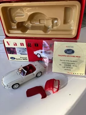 Vanguards | White Triumph Spitfire MK III | No 2600 Of 5800  • £35