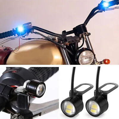 1 Pair Universal Motorcycle Accessories LED Head Light Fog Driving Light Parts • $6.85