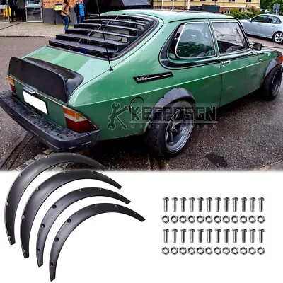 For Saab 900 Fender Flares Wide Body Kit Extra Wheel Arches Cover Matte Classic • $65.65