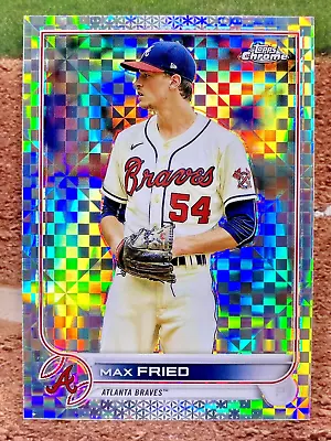 2022 Topps Chrome Mojo Refractor Max Fried #75 Atlanta Braves • $1.97