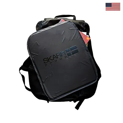 $120 • Buy Skarr Armor NIJ 3A W/ Kevlar Bulletproof ULTRA LITE Backpack Ballistic Panel LGE