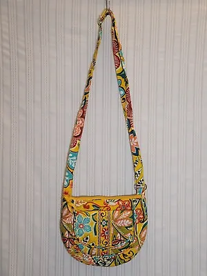 Authentic Vera Bradley Crossbody Saddle Up Bag Purse Provencal Pre Owned • $12.99