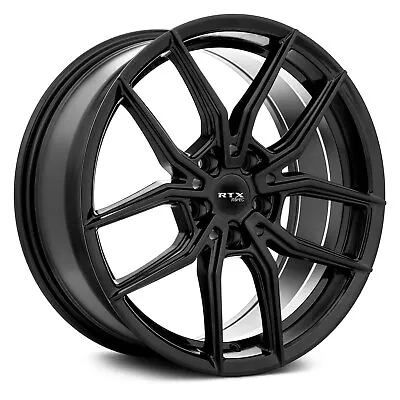 RTX SW05 Wheels 17x7.5 (35 5x114.3 73.1) Black Rims Set Of 4 • $644.36