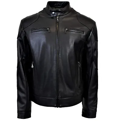 Victory Outfitters Men's Leather Racing Jacket • $129.99