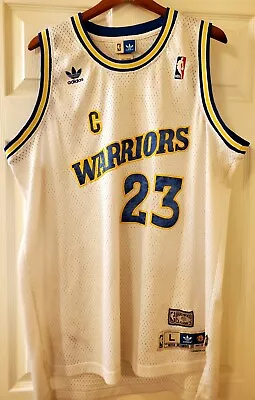 NBA Adidas HWC Golden State Warriors Mitch Richmond Jersey 23 C Men Size L  • $89