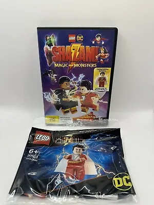 Shazam Magic And Monsters | Lego | DVD With Limited Edition Figure | Region 4 • $17.10