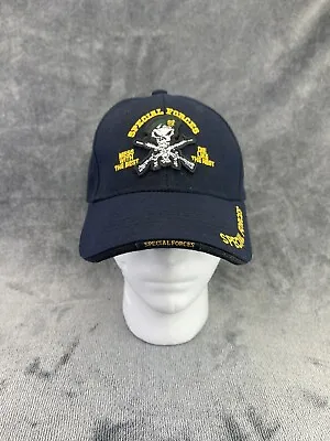 US Army Green Berets Special Forces Hat Cap Adult Strap Back Blue Top Pro • $8.24