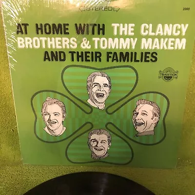 At Home With The Clancy Brothers & Tommy Makem And Their Families RECORD LP • $4.67