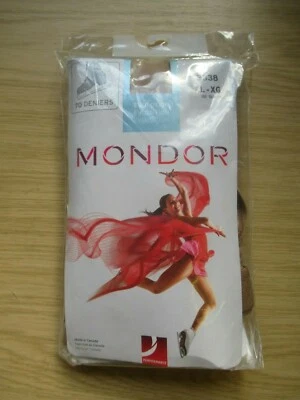 £18.99 • Buy Mondor 70 Deniers 3338 Ice Skating Tights, Size Xl-xg, 82 Suntan, New In Packet
