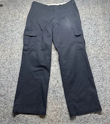 Dickies Flex Work Pants Men’s Size 36x32 Navy Blue Relaxed Straight Fit Cargo • $14.95