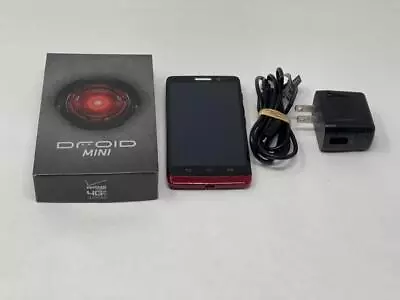 Motorola Droid Mini XT1030 Verizon Red Cell Phone Very Good B1170 • $27.95