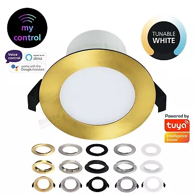 Eglo My Control Roystar Smart Wifi Cct Tuneable White 9w Led Downlight Tuya App • $40.95