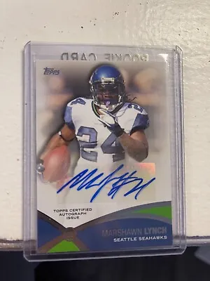 2012 Topps - Prolific Playmakers Autographs #PPA-ML Marshawn Lynch (AU) • $90