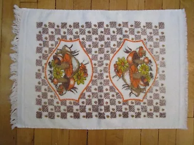 Merry Mushroom Style Vintage Kitchen Dish Towel 15  X 22  (Lot A) • $6