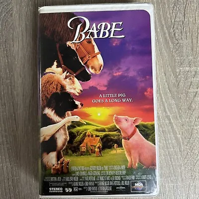 Babe (VHS 1996 Clamshell) James Cromwell Christine Cavanaugh! • $4.99