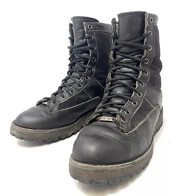 Danner Acadia 8” Black Leather Gore-tex Military Boots 21210 Mens Sz 10.5 M • $79.99