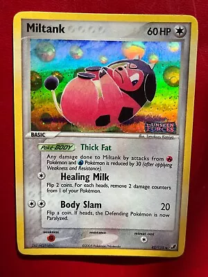 INVERTED HOLO ERROR Miltank Unseen Forces 42/115 Reverse Holo Rare Near Mint • $29.95