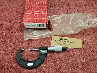 Starrett V216MXRL-50 25-50mm .001mm Metric Analog Outside Micrometer • $109.99