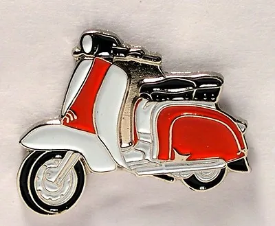 Lambretta Scooter Red/white Pin Badge New  • £2.99