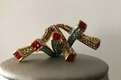 Jewelry-Ring-MEGHAN FABULOUS Nolan NIB 198 Sz 6 Turquoise Crystals Bling • $29.99