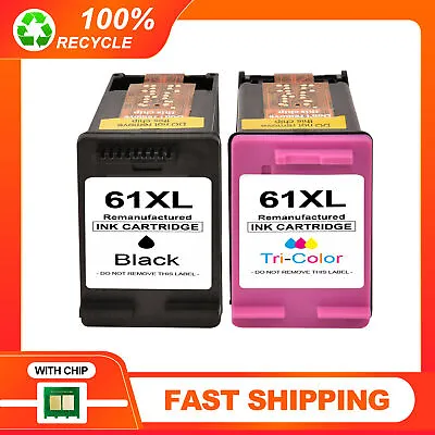 61XL Ink Cartridge Pk For HP 61 XL ENVY 4500 4505 5530 5531 5535 Deskjet Printer • $21.75